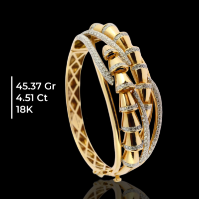 Rose Gold Pırlanta Kelepçe 